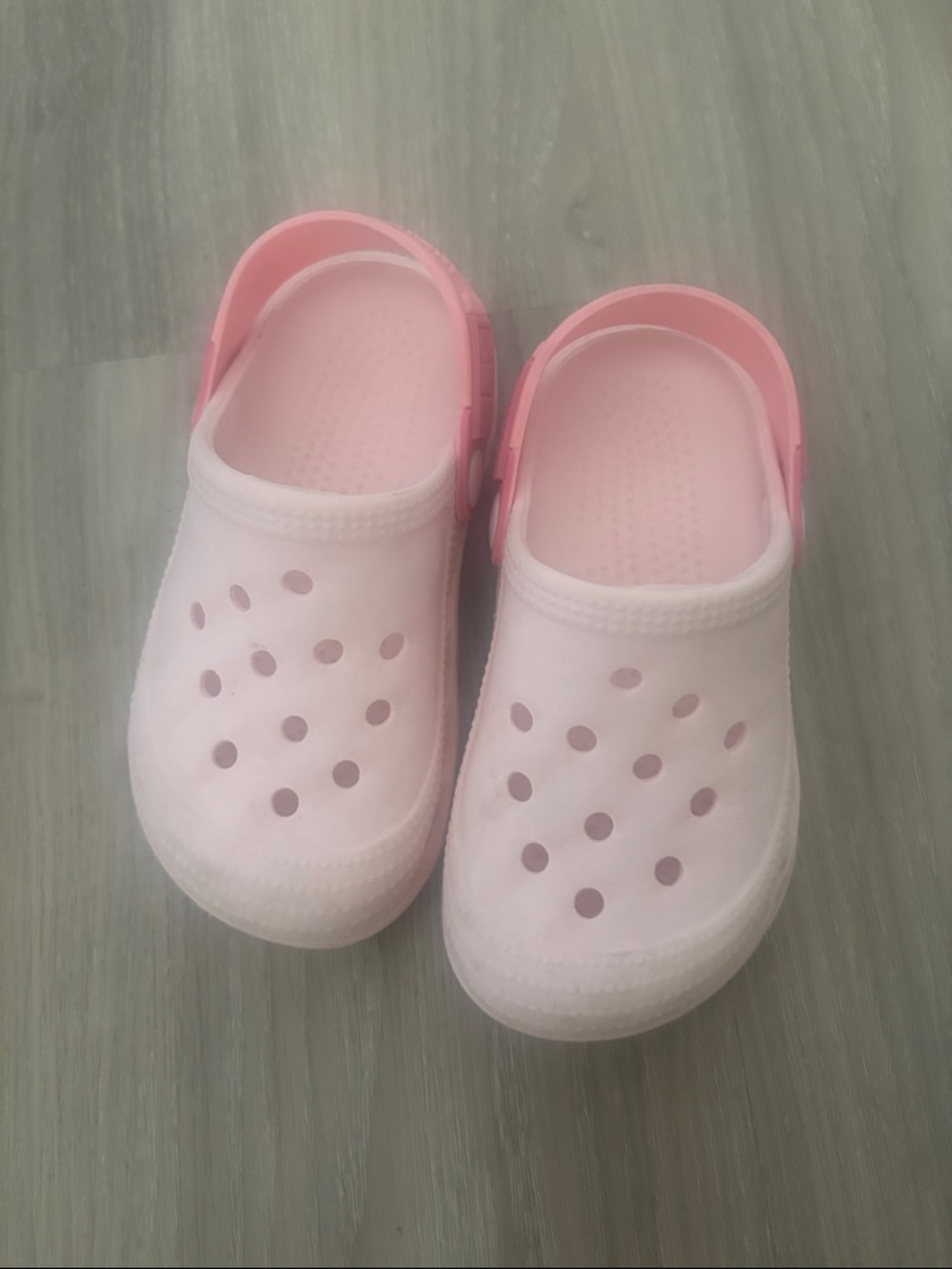 Kids Lightweight Pink Water Clogs with Heel Strap